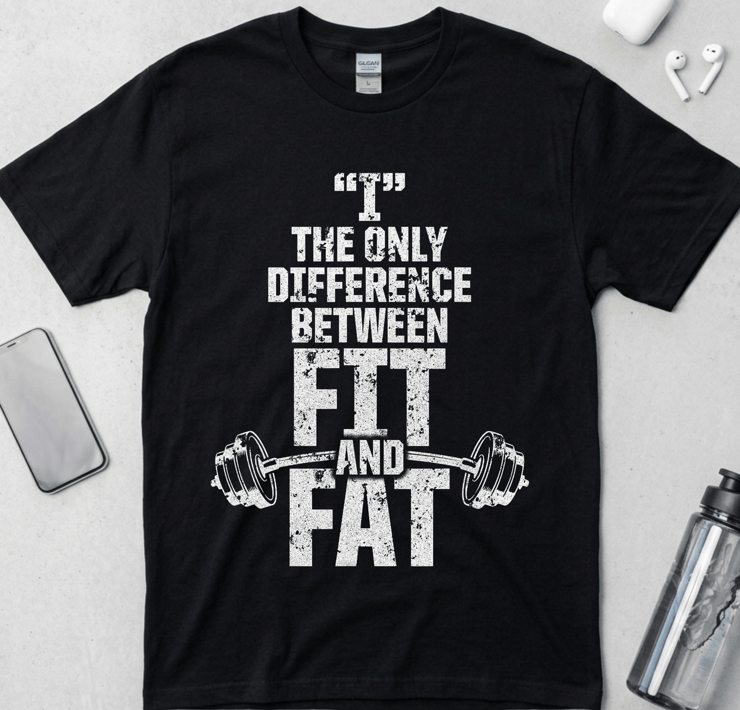 Difference Between Fit and Fat T-Shirt