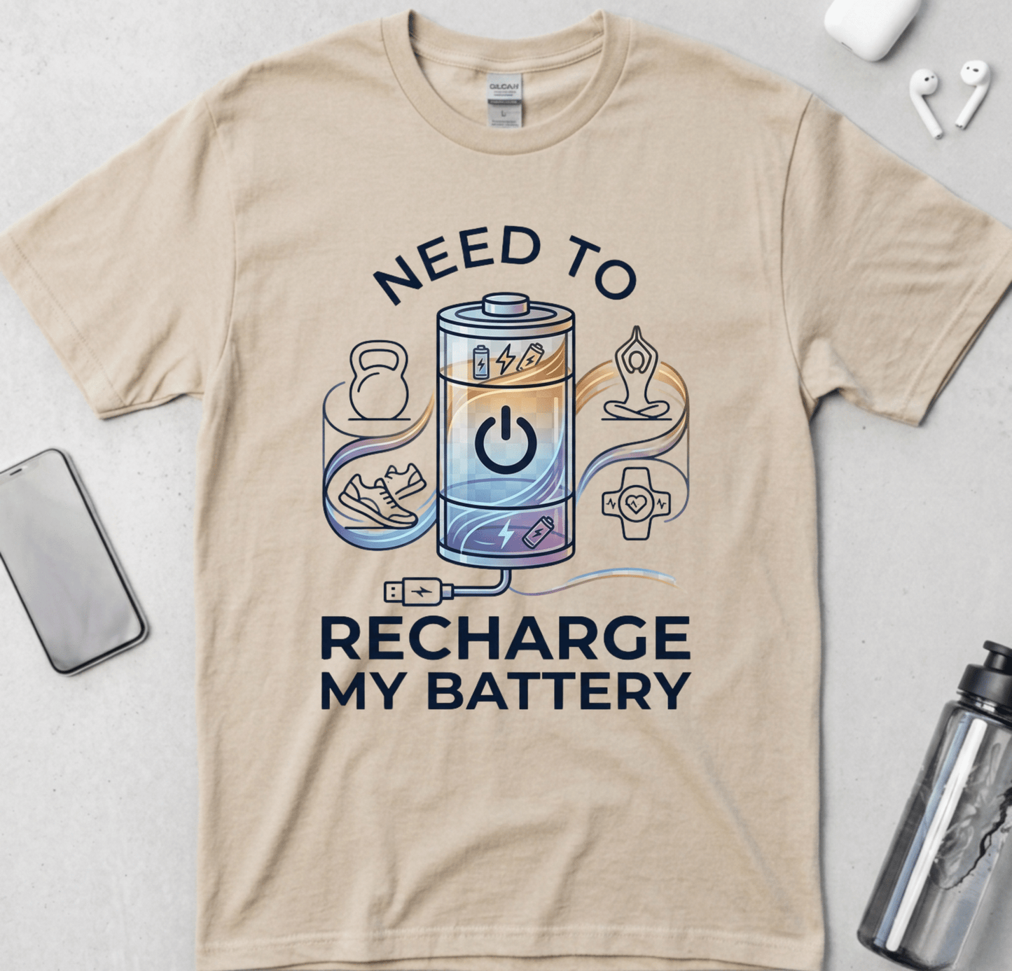 Need To Recharge My Battery Tee
