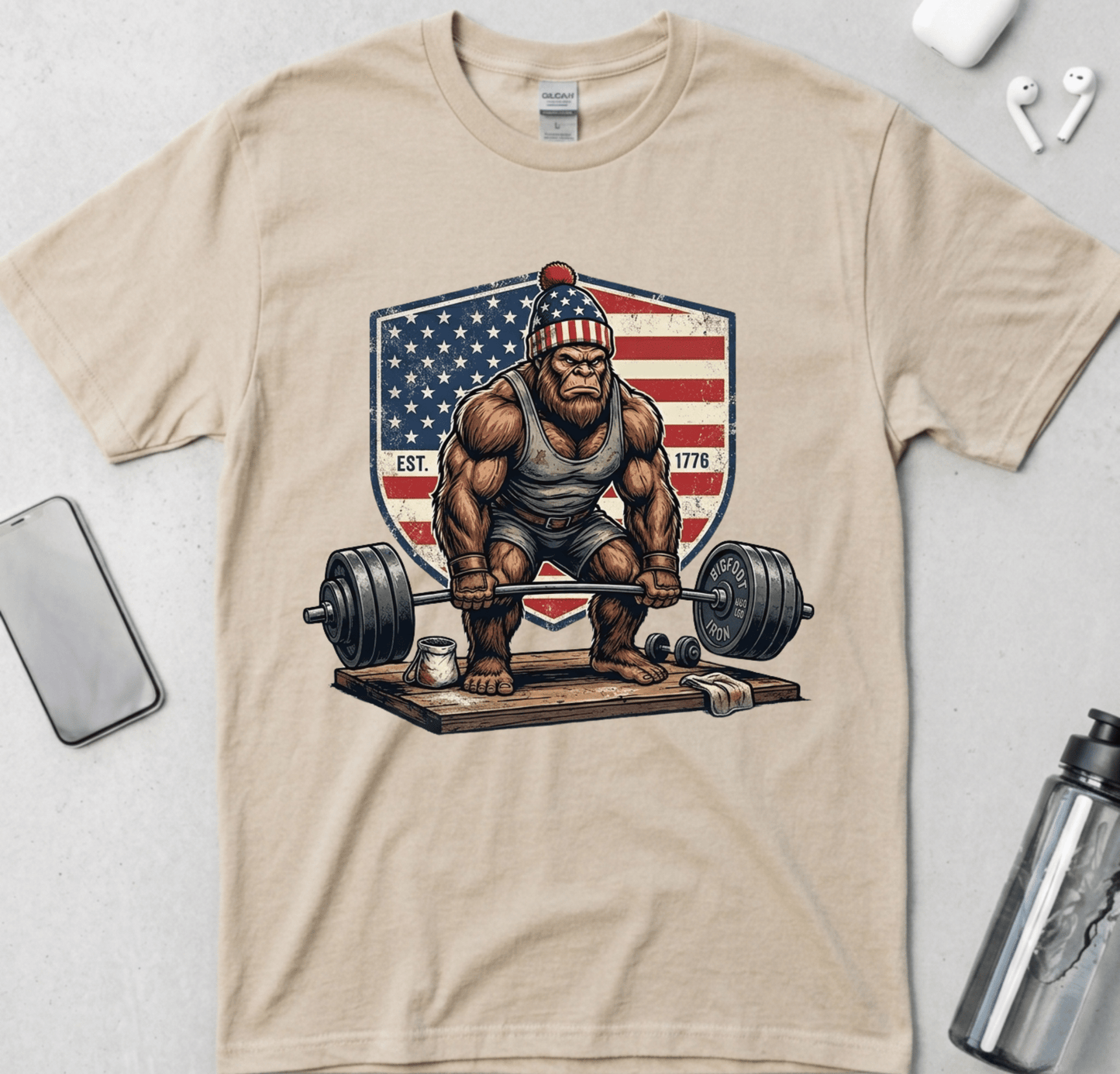 Bigfoot Built America T-Shirt