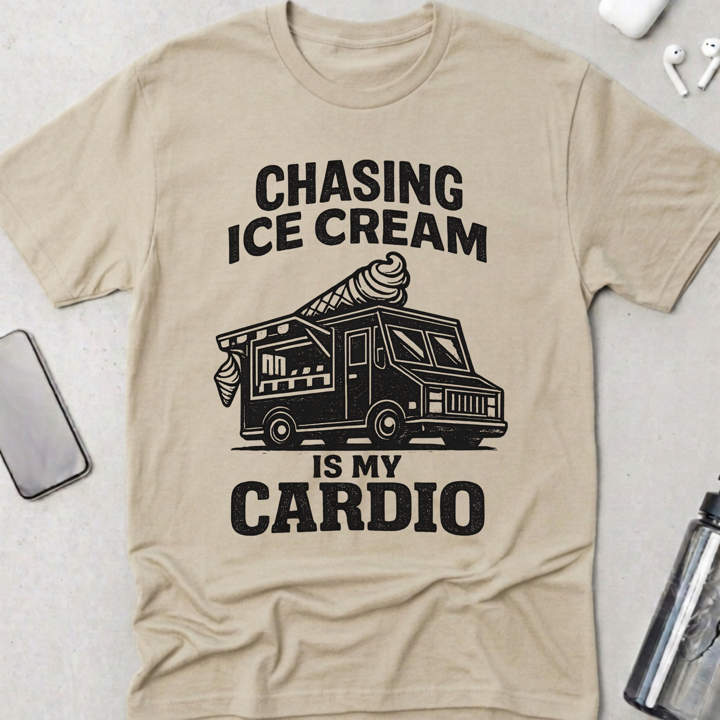Chasing Ice Cream Cardio T-Shirt