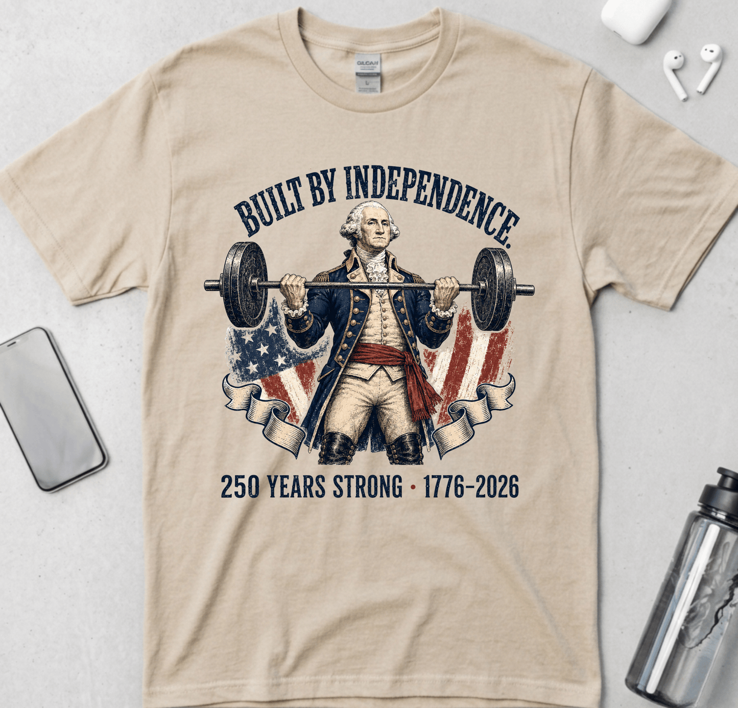 Built by Independence Washington Curl T-Shirt