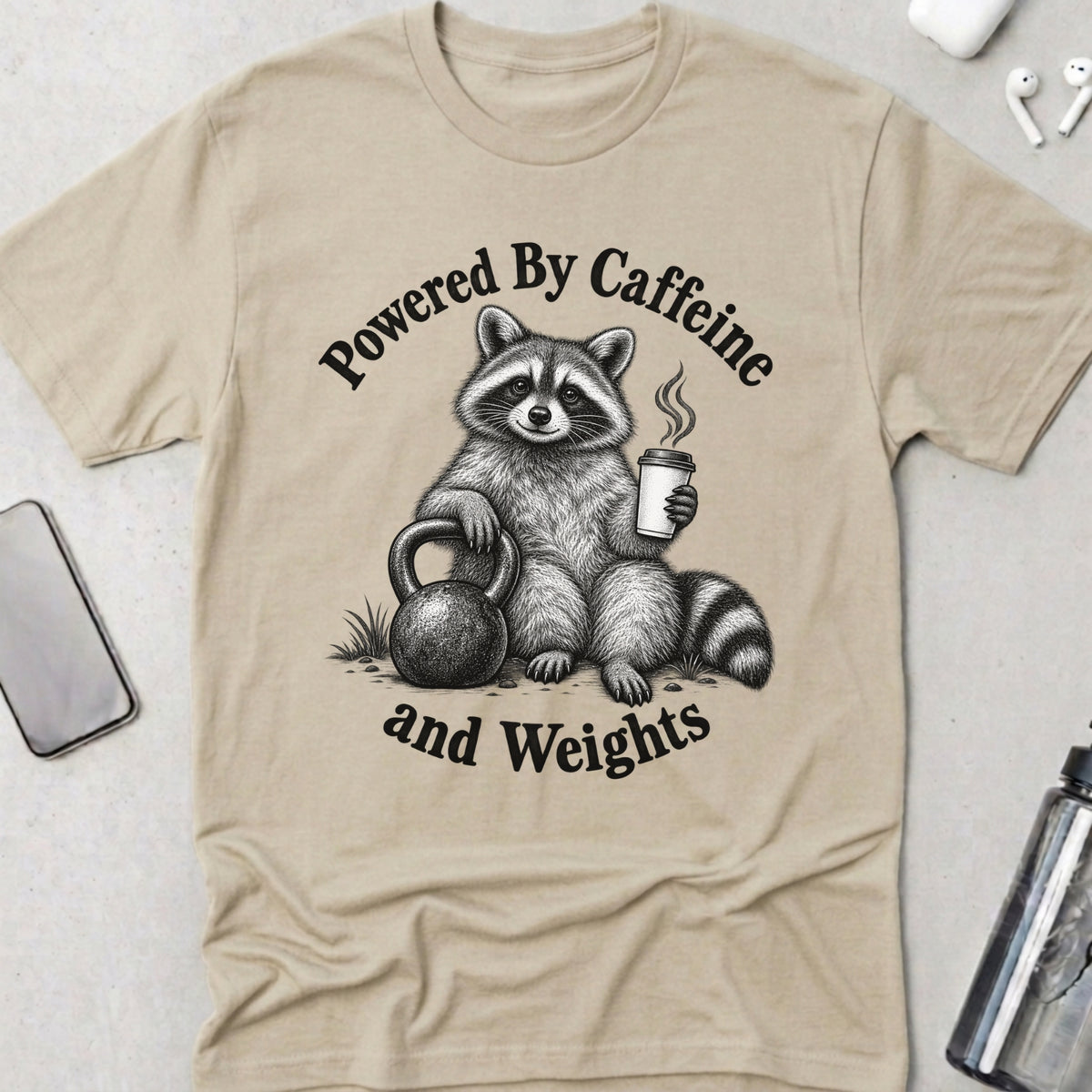 Powered by Caffeine & Weights T-Shirt
