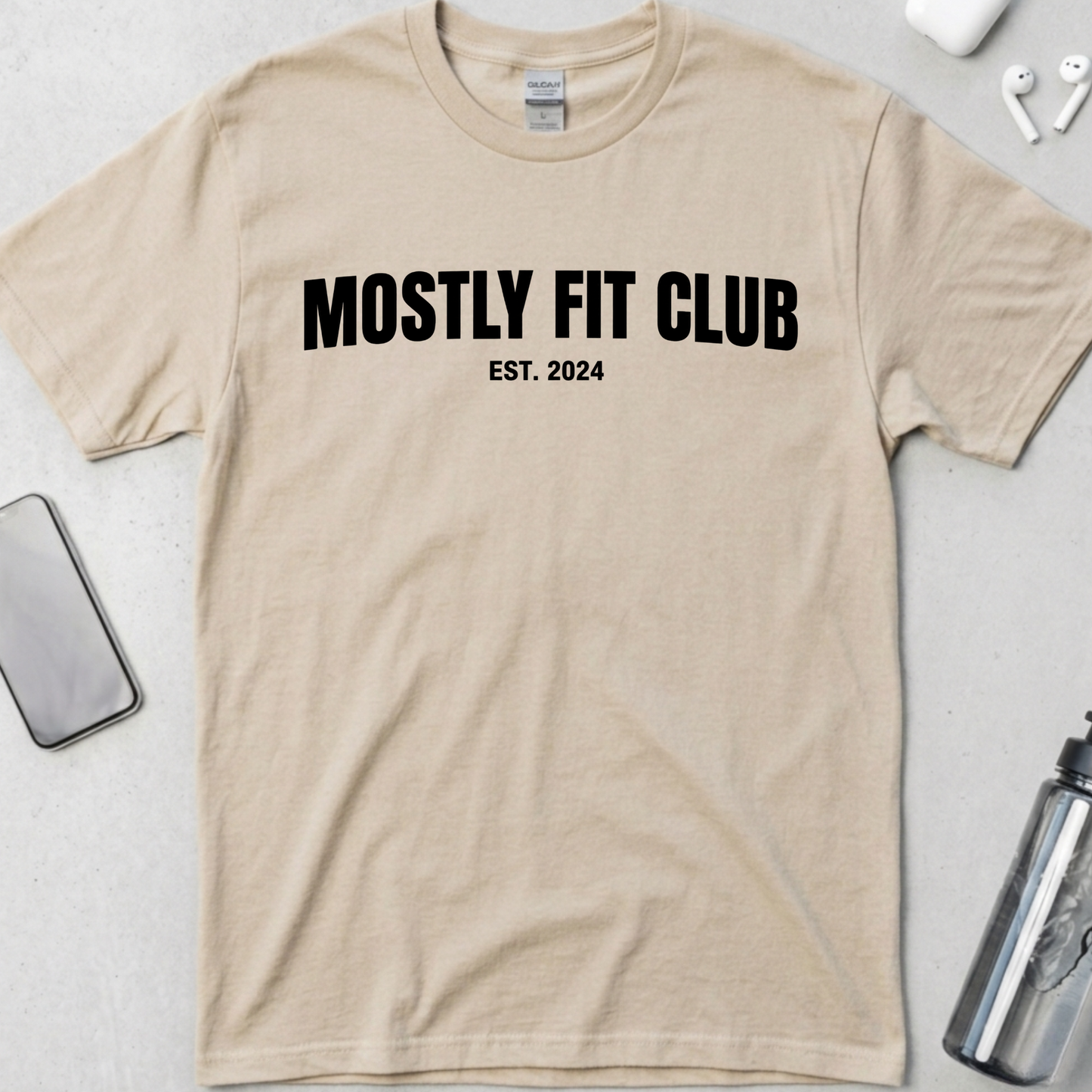 Mostly Fit Club Classic Logo T-Shirt