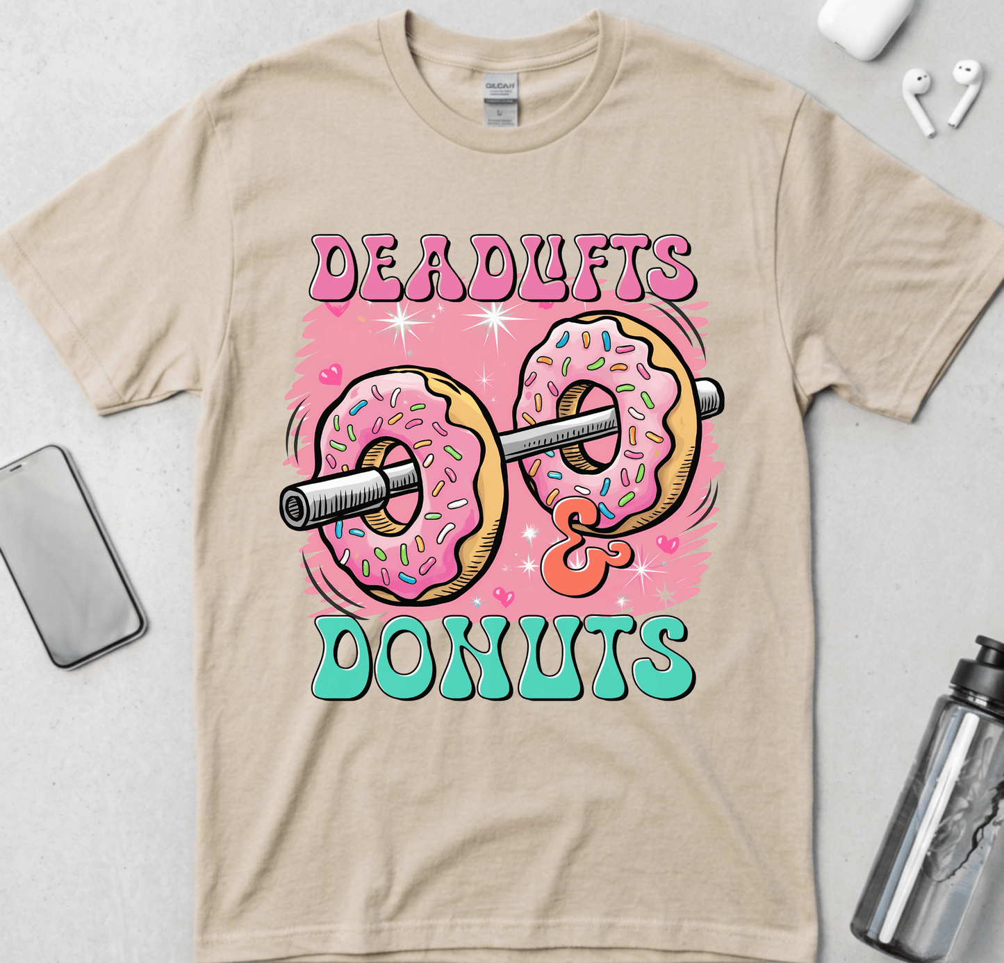 Deadlifts & Donuts T-Shirt