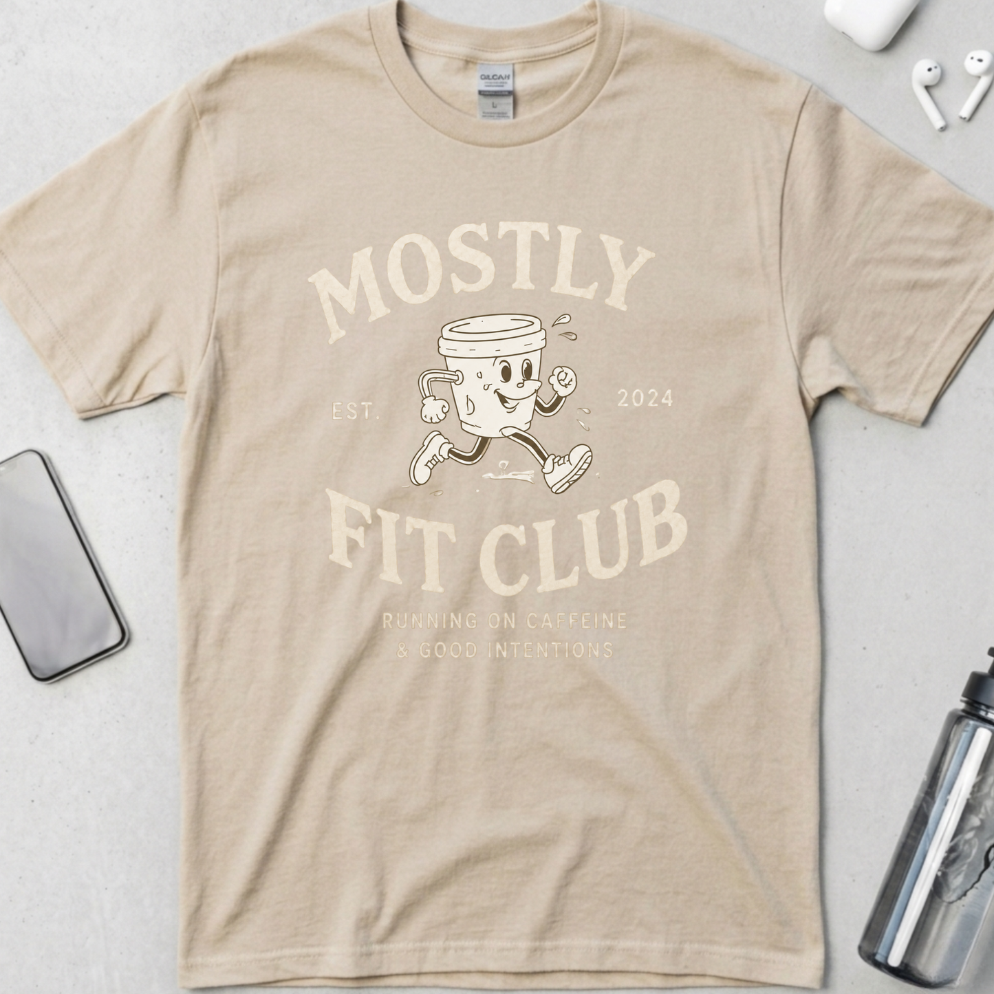 Mostly Fit Coffee Club T-Shirt