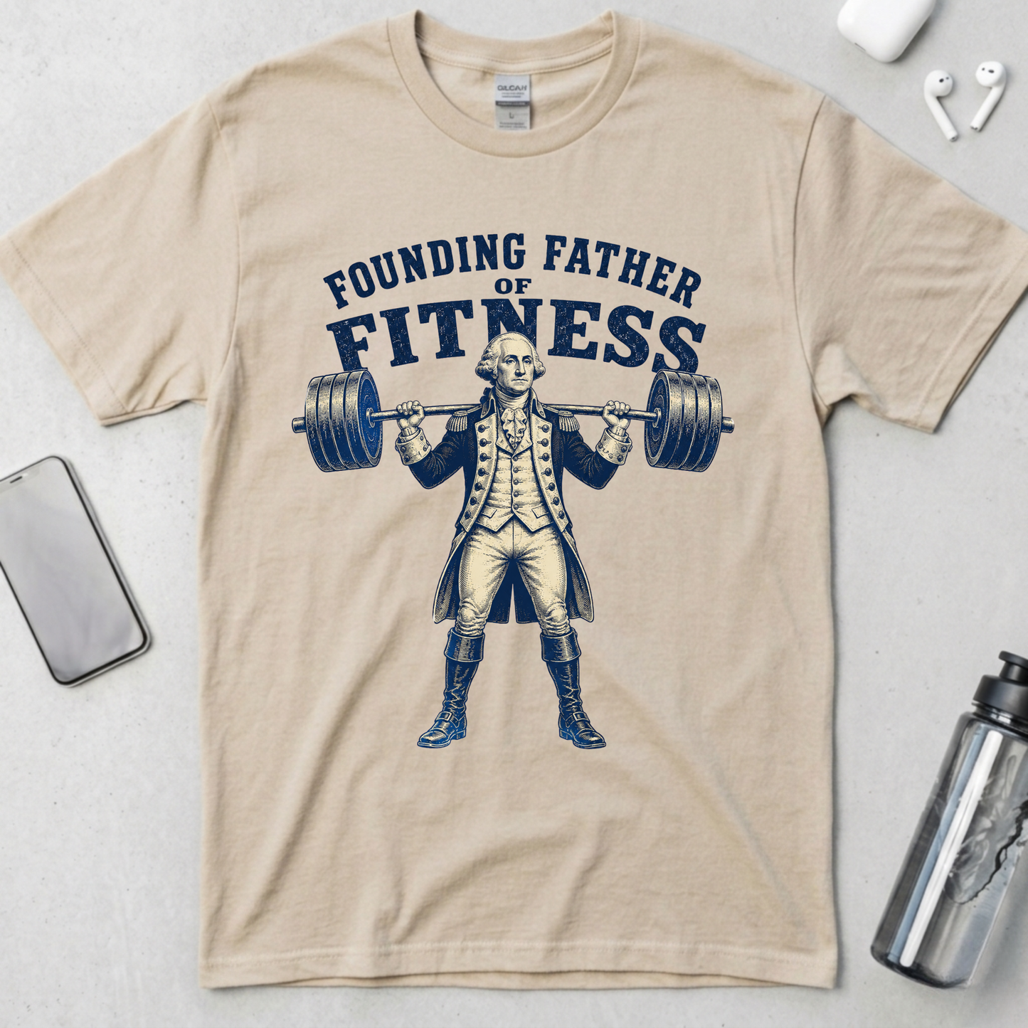 Founding Father of Fitness Washington T-Shirt