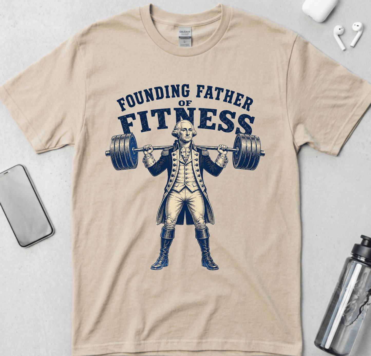 Founding Father of Fitness Washington T-Shirt