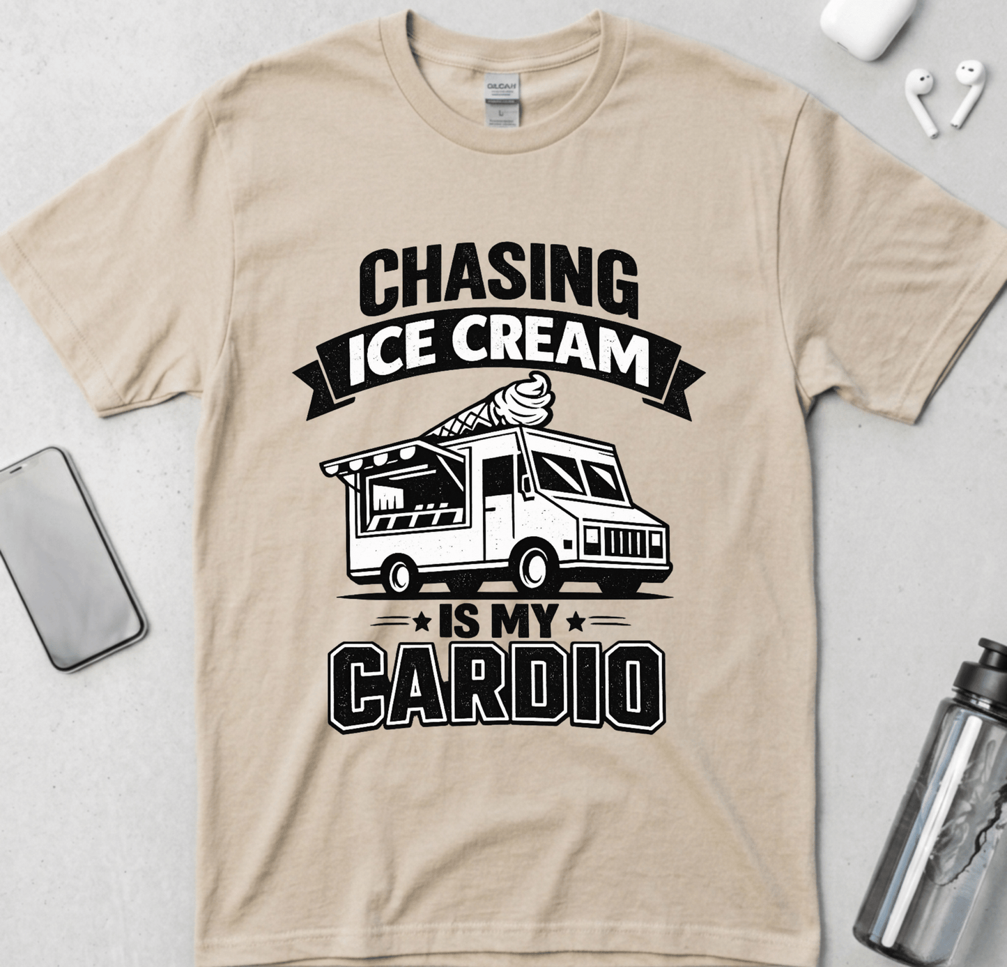 Chasing Ice Cream Is My Cardio T-Shirt