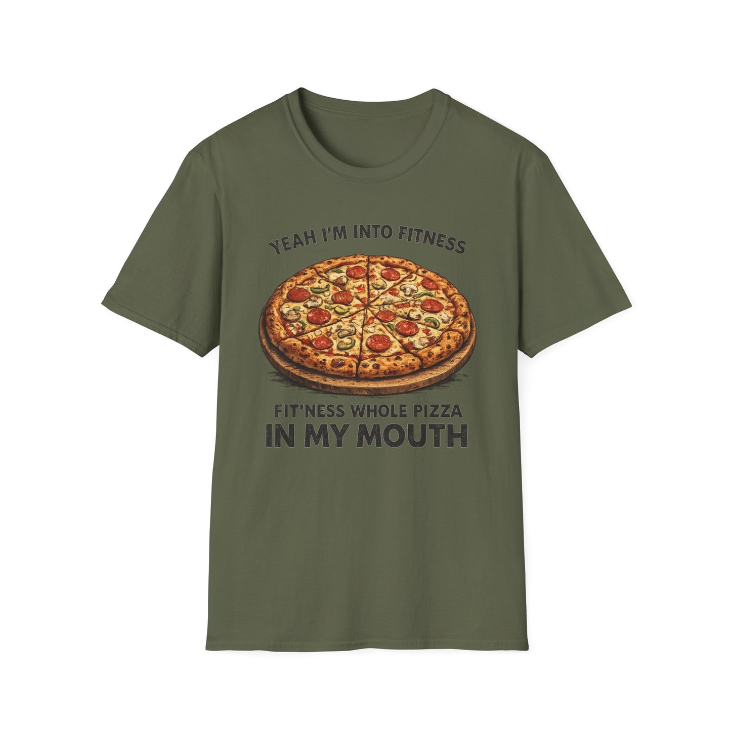Fit’ness Whole Pizza in My Mouth Tee