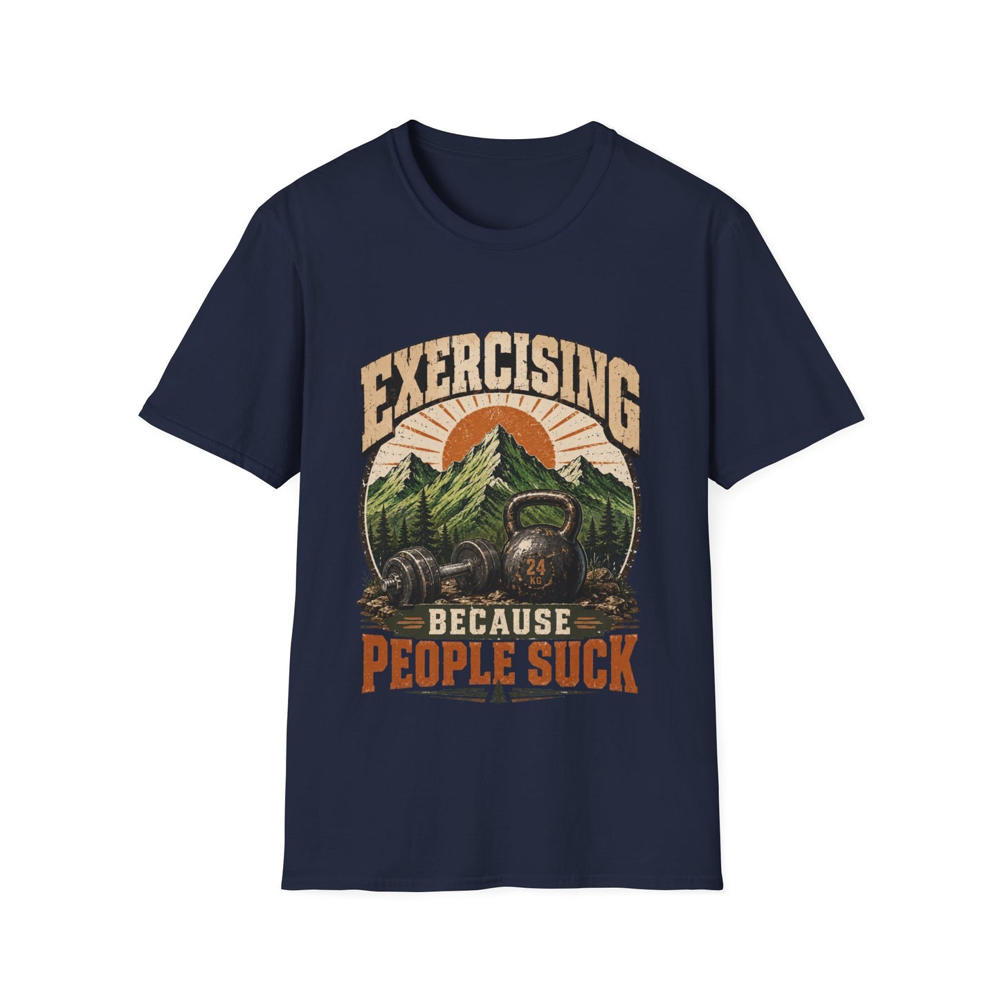 Exercising Because People Suck! T-Shirt