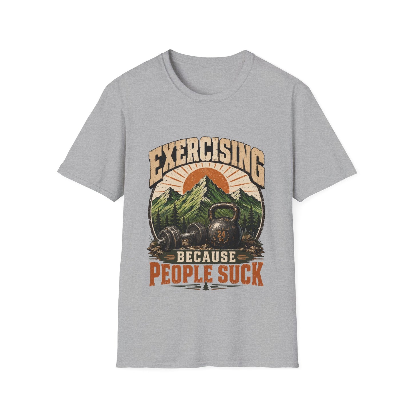 Exercising Because People Suck! T-Shirt