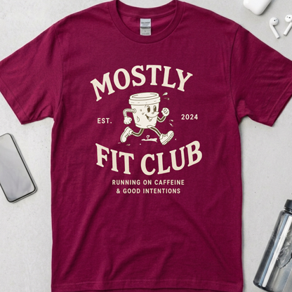 Mostly Fit Coffee Club T-Shirt