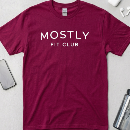 Mostly Fit Club Minimalist T-Shirt