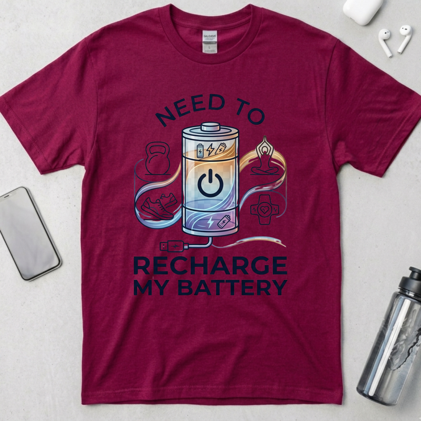 Need To Recharge My Battery Tee