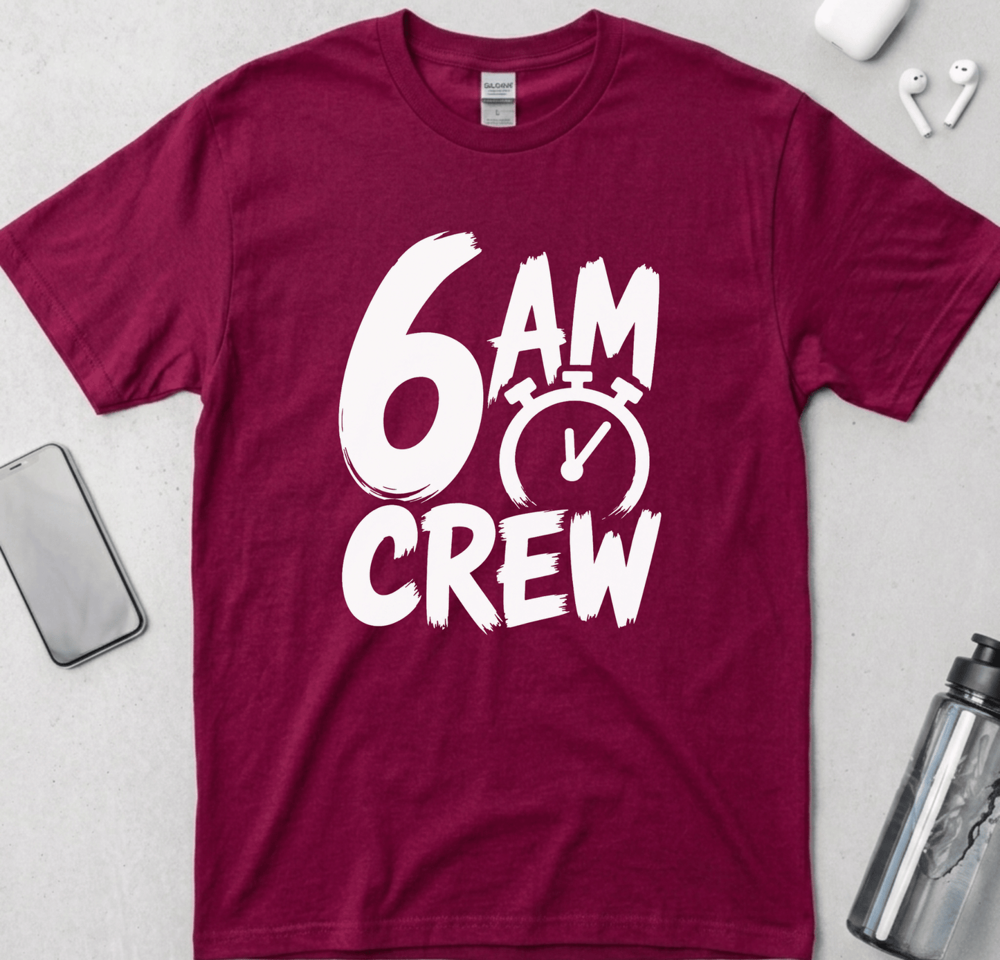 6 AM Crew Workout T-Shirt