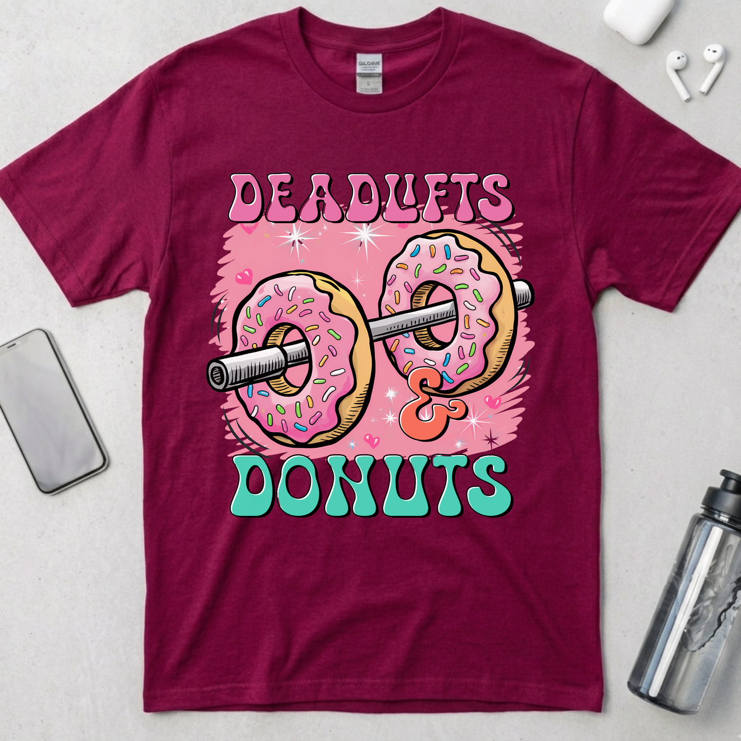 Deadlifts & Donuts T-Shirt