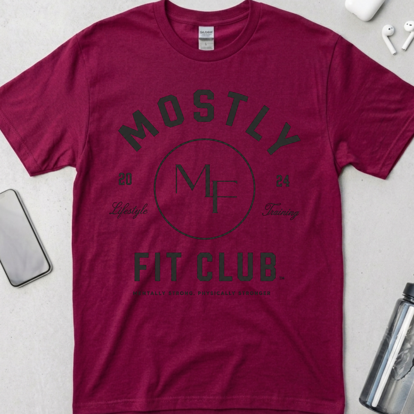 Mostly Fit Club Lifestyle Training T-Shirt