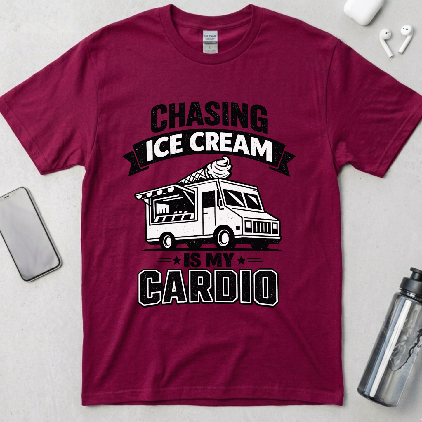 Chasing Ice Cream Is My Cardio T-Shirt
