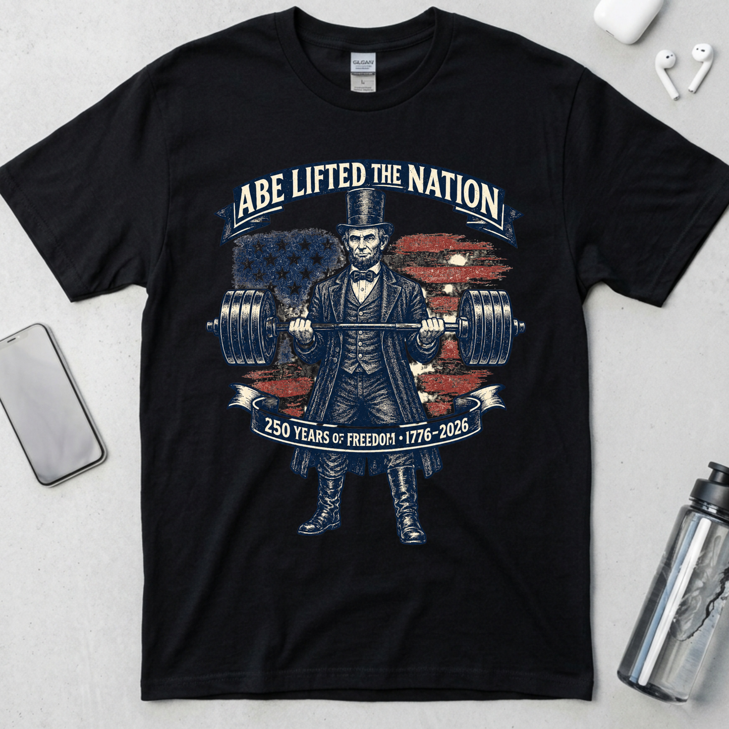 Abe Lifted the Nation Lincoln T-Shirt