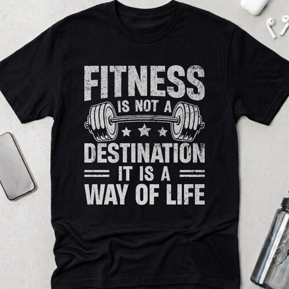 Fitness Is Not A Destination T-Shirt