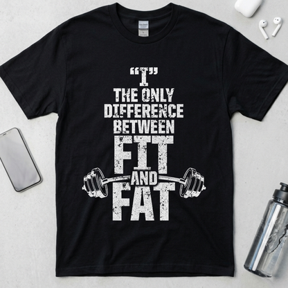 Difference Between Fit and Fat T-Shirt