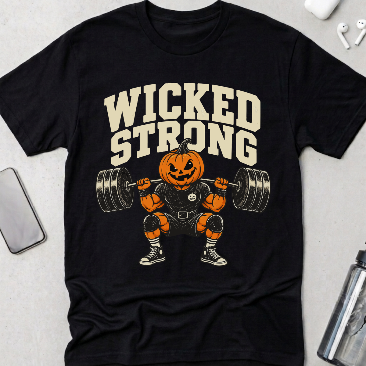 Wicked Strong Pumpkin T-Shirt