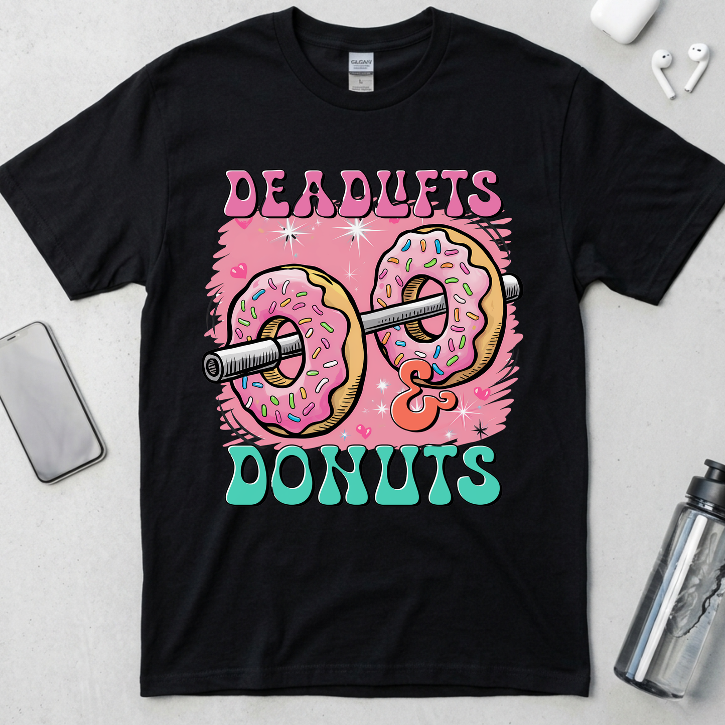 Deadlifts & Donuts T-Shirt