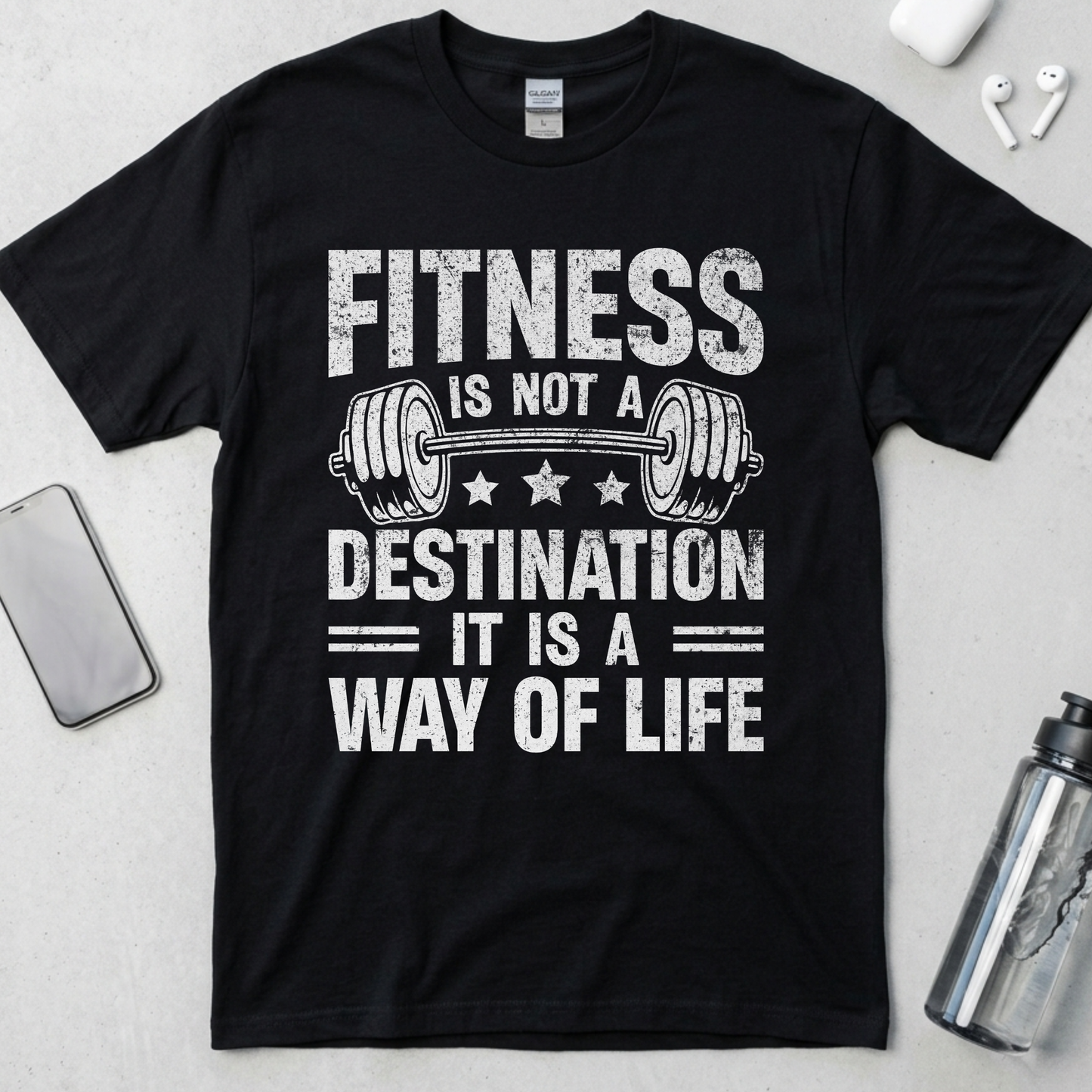 Fitness Is Not A Destination T-Shirt
