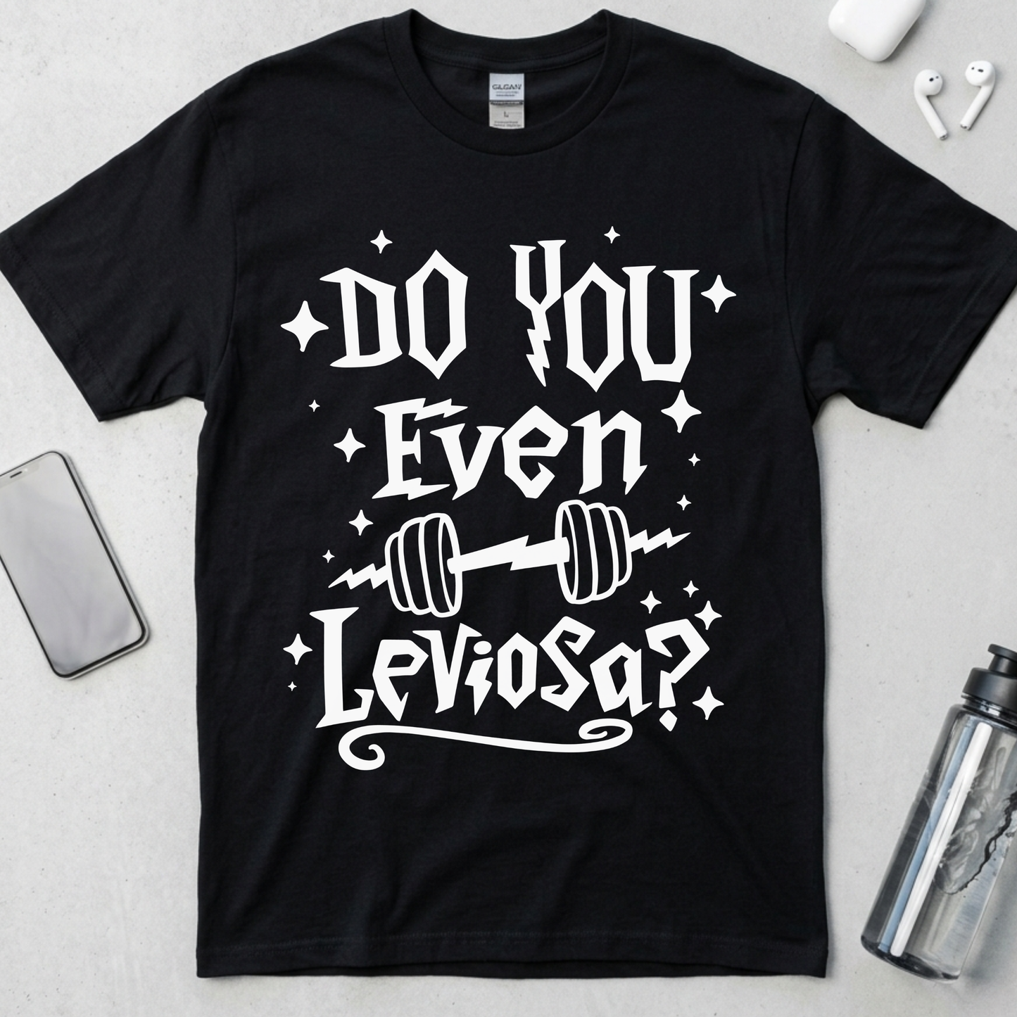 Do You Even Leviosa? (White Graphic) T-Shirt