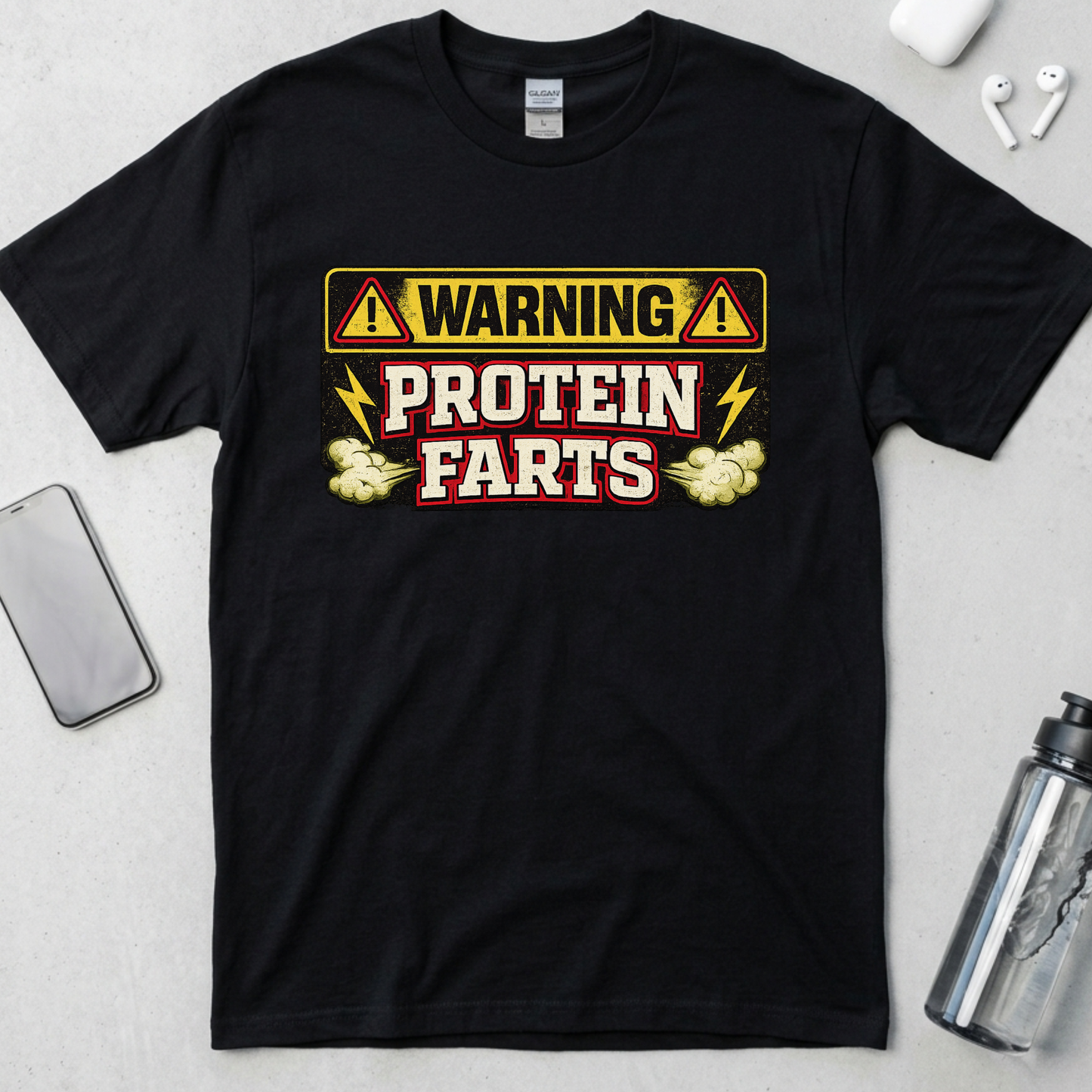 Warning Protein Farts T-Shirt