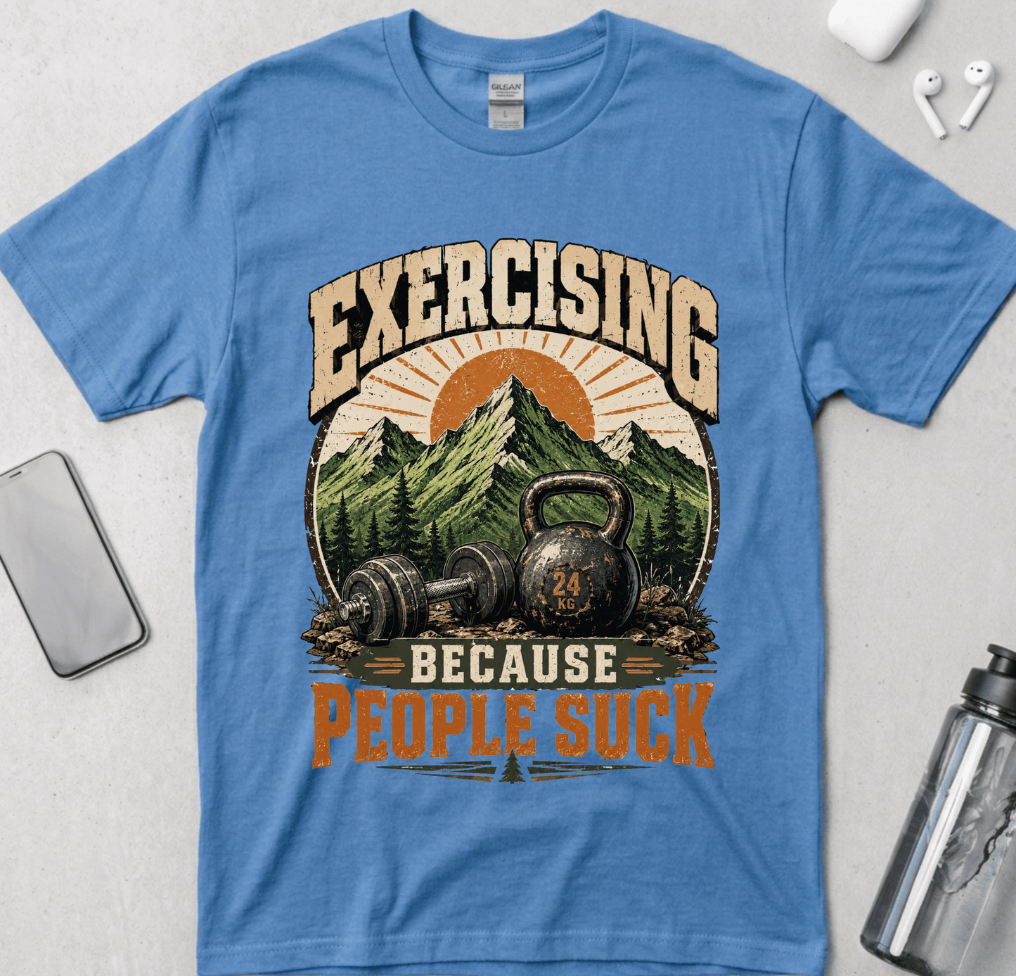 Exercising Because People Suck! T-Shirt