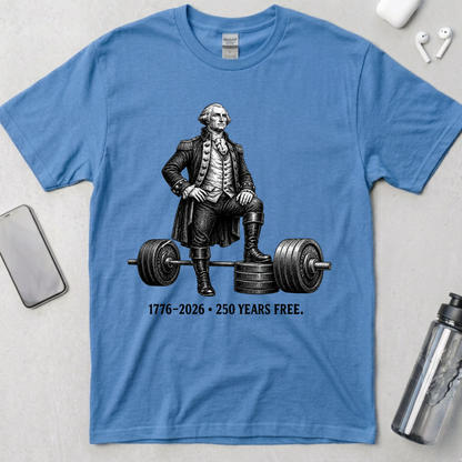 Washington Barbell Hero Pose T-Shirt