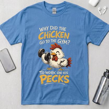 Working on My Pecks T-Shirt