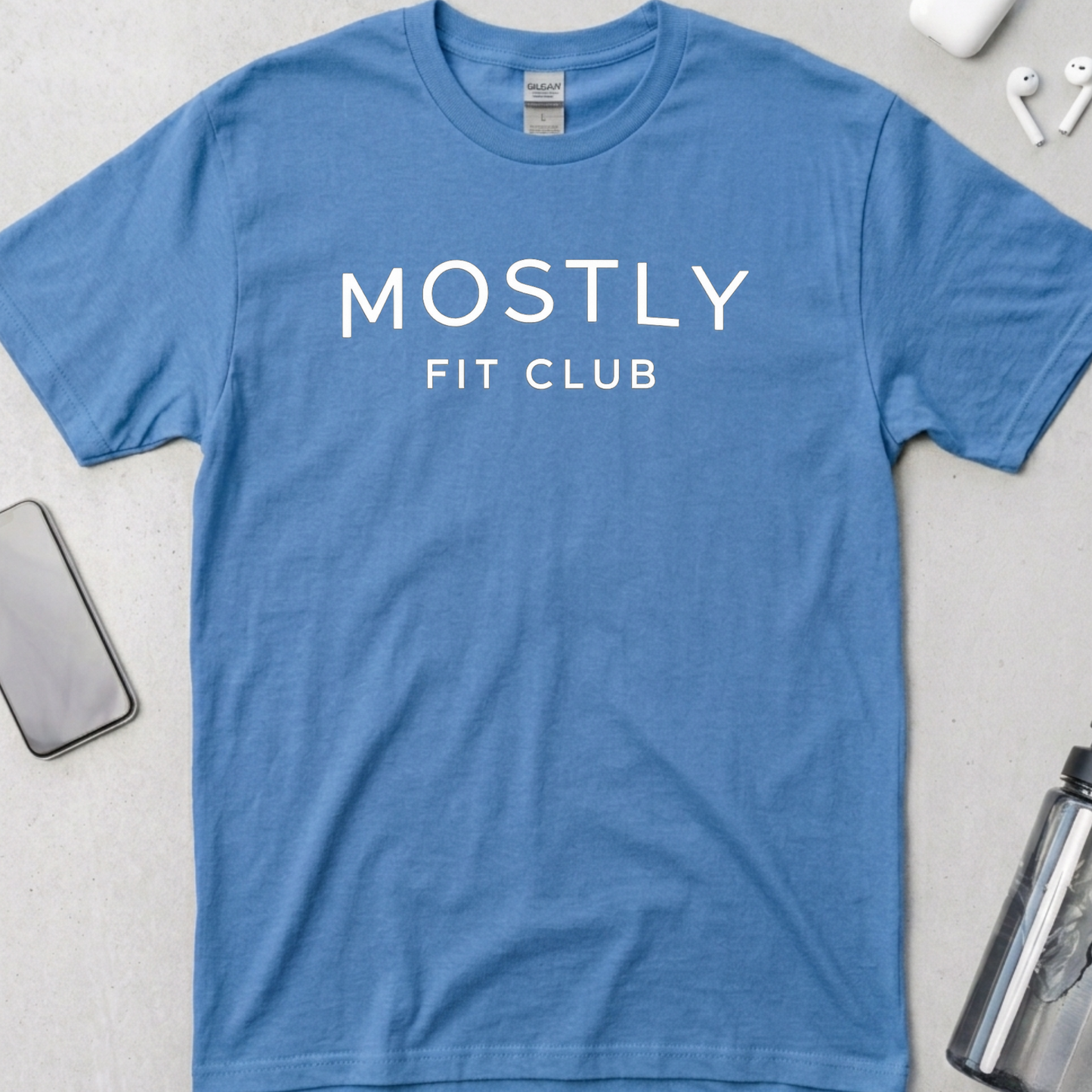 Mostly Fit Club Minimalist T-Shirt