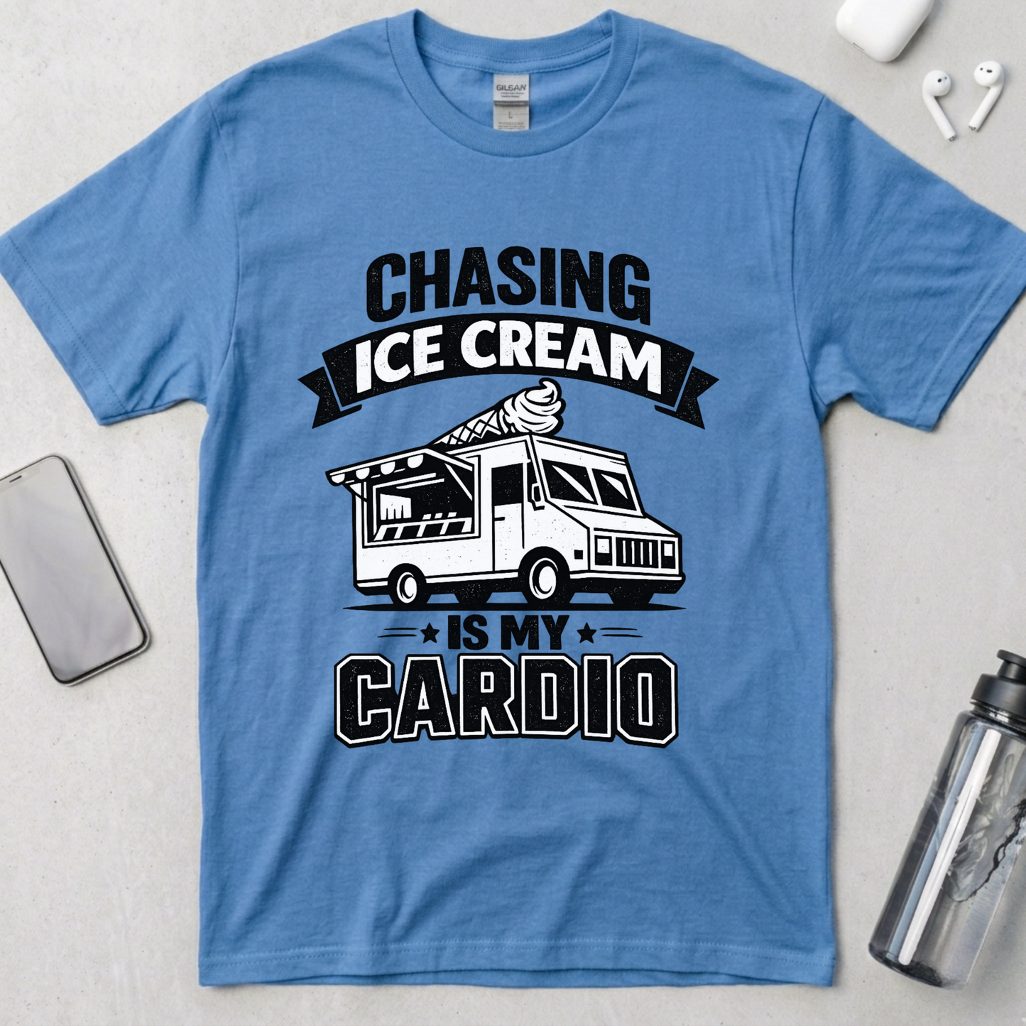 Chasing Ice Cream Is My Cardio T-Shirt