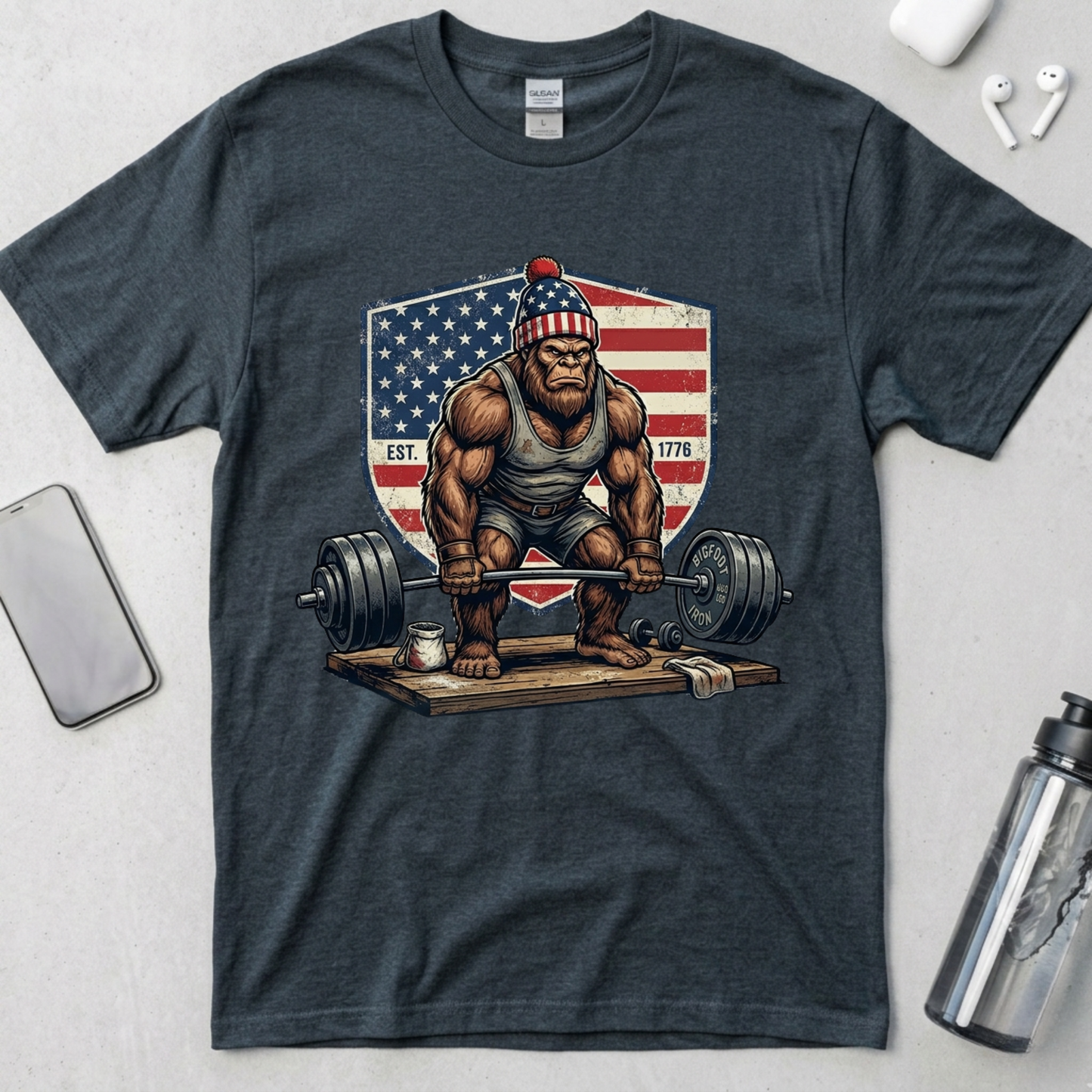 Bigfoot Built America T-Shirt