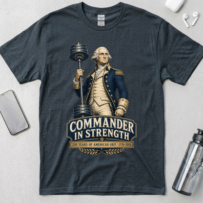 Commander in Strength Washington T-Shirt