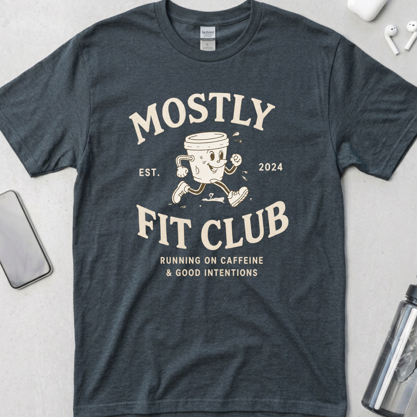 Mostly Fit Coffee Club T-Shirt