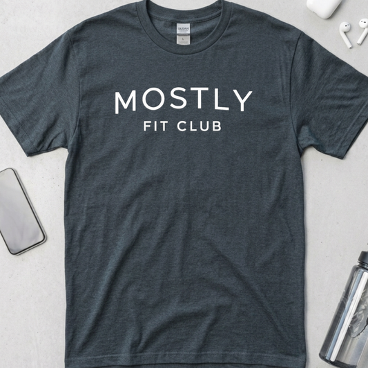 Mostly Fit Club Minimalist T-Shirt