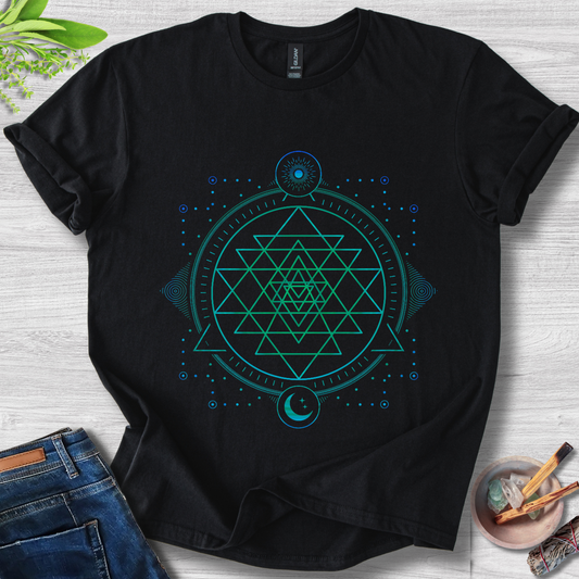 Sri Yantra Energy Unisex Softstyle T-Shirt