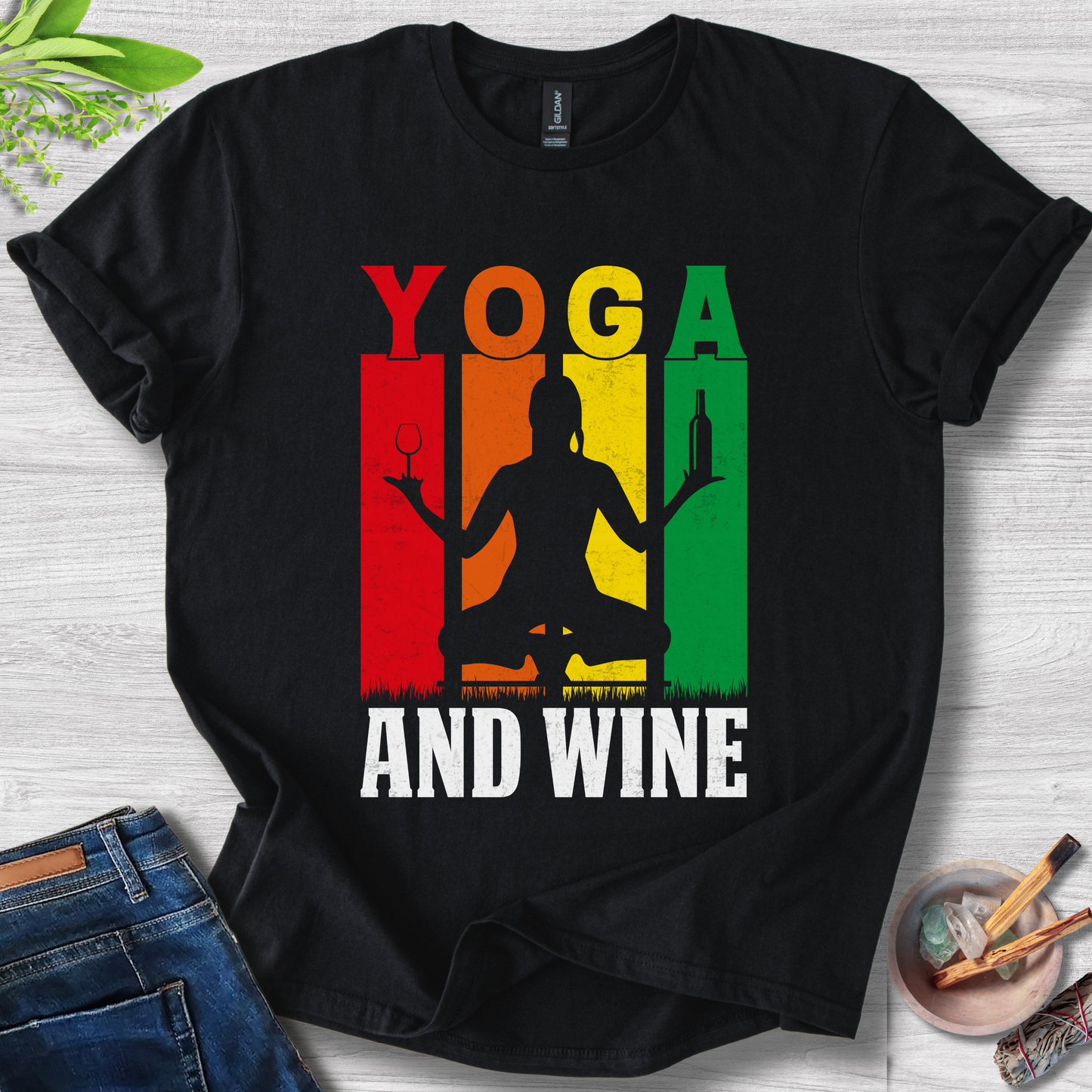 Yoga and Wine T-Shirt