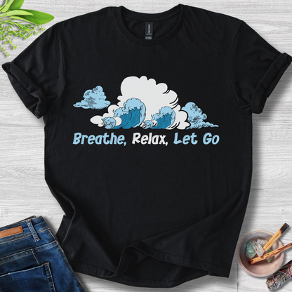 Breathe Relax Let Go Unisex Softstyle T-Shirt