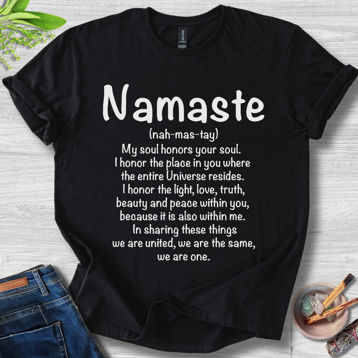 Namaste Soul Connection Unisex Softstyle T-Shirt
