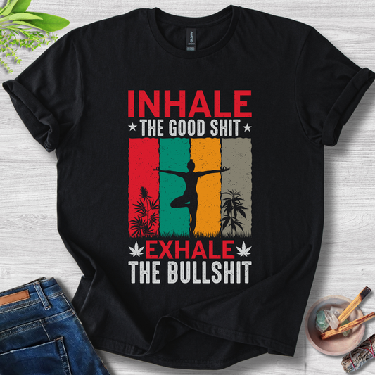 Inhale Good Vibez Unisex Softstyle T-Shirt