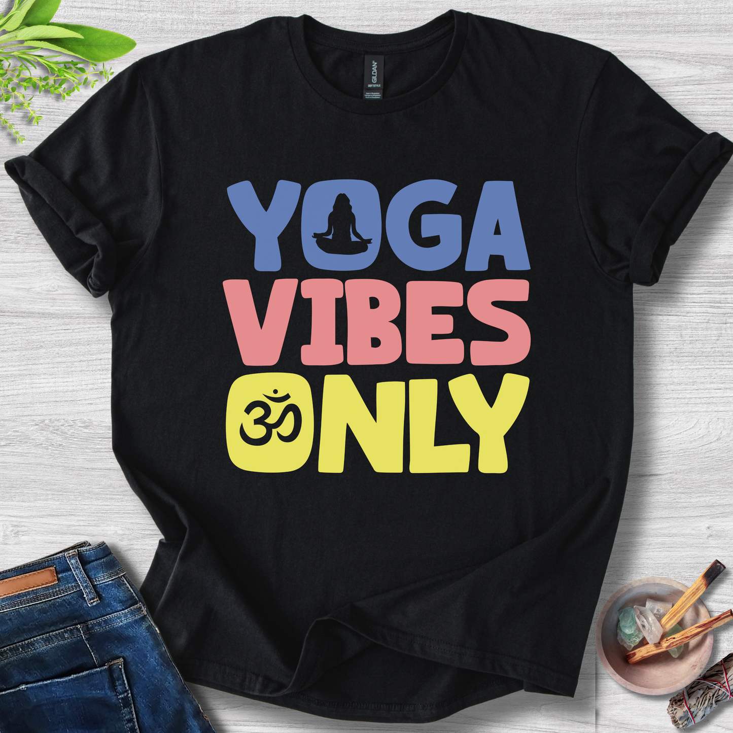 Yoga Vibes Only T-Shirt