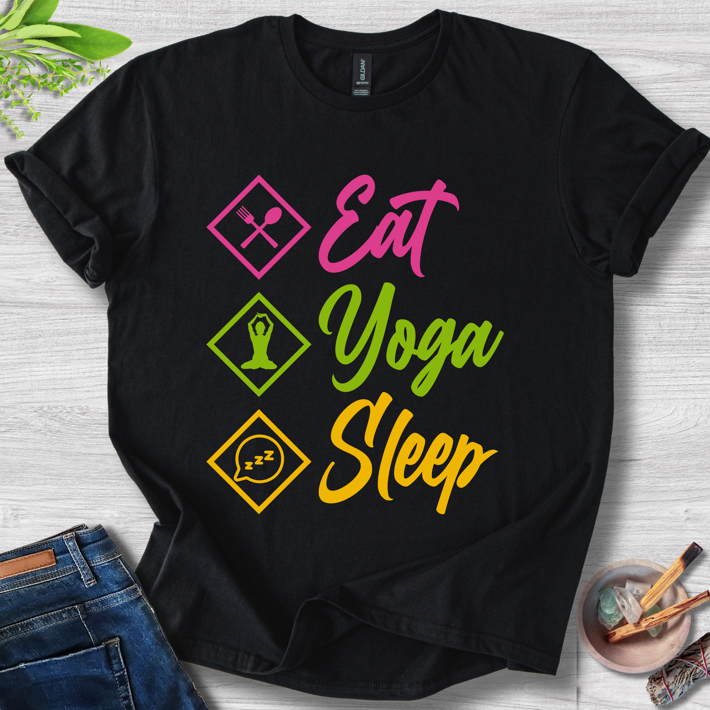Zen Daily Routine Unisex Softstyle T-Shirt