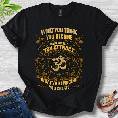 Manifestation Mandala Tee – OM Edition Unisex Softstyle T-Shirt