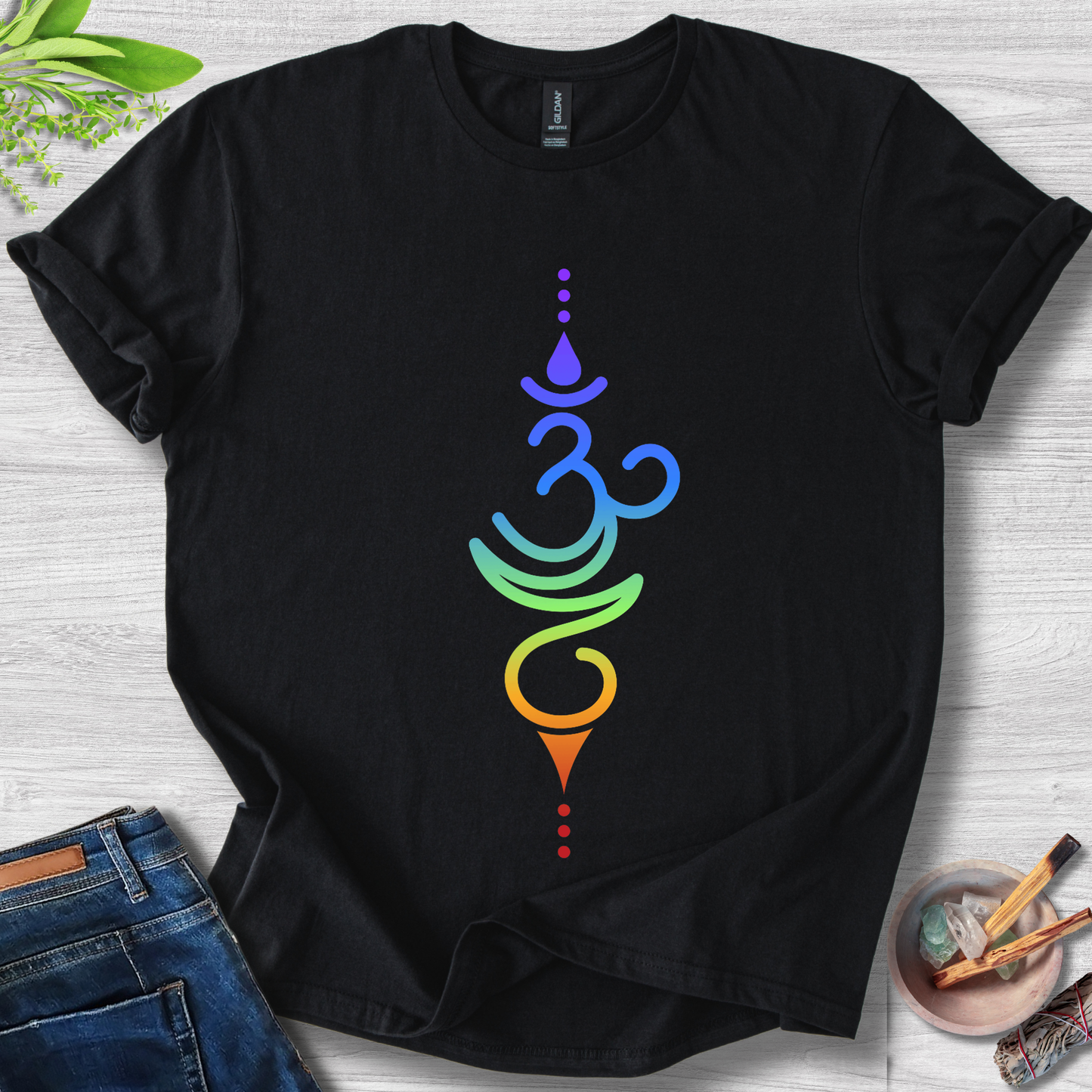 Chakra Flow Unisex Softstyle T-Shirt