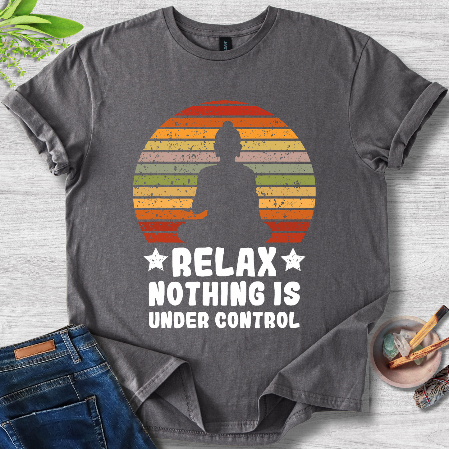 Relax Nothing Is Under Control Unisex Softstyle T-Shirt