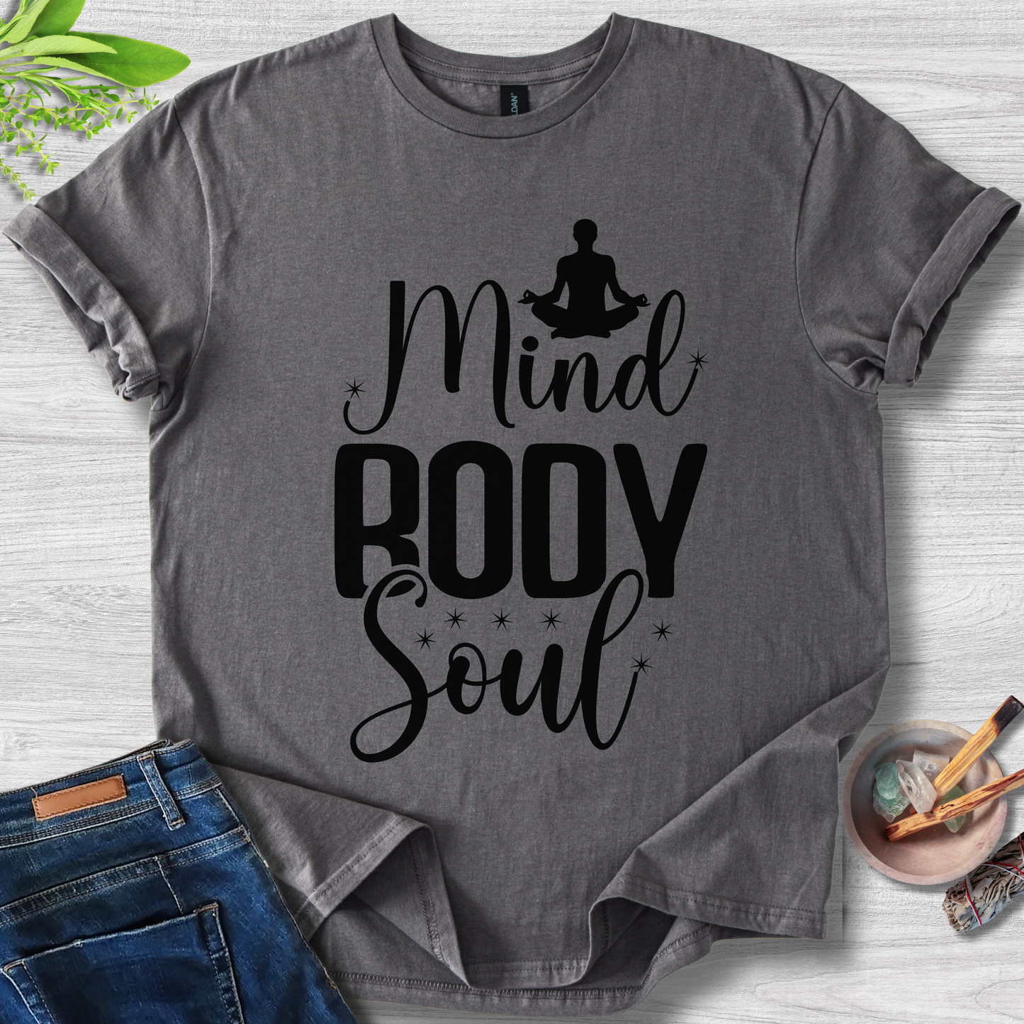 Mind Body Soul Unisex Softstyle T-Shirt